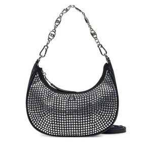 Torebka Steve Madden. Czarne listonoszki Steve Madden, bez wzorów, bez dodatków. Za 339,99 zł.