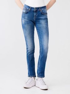 LTB Dżinsy - Regular fit - w kolorze niebieskim rozmiar: W26/L32. Niebieskie jeansy LTB, z aplikacjami, ze skóry. Za 101,47 zł.