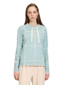 Betty Barclay Sweter w kolorze błękitnym rozmiar: 48. Niebieskie swetry oversize Betty Barclay, bez wzorów, ze splotem, bez ramiączek. Za 130,99 zł.