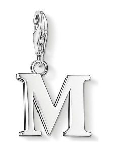 Thomas Sabo Srebrna zawieszka "M" rozmiar: onesize. Szare zawieszki Thomas Sabo, srebrne. Za 73,95 zł.