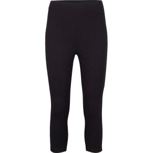 Legginsy rybaczki z wygodnym paskiem. Fioletowe legginsy bonprix, bez wzorów. Za 42,99 zł.