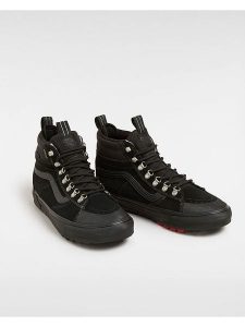 Vans Skórzane sneakersy w kolorze czarnym rozmiar: 35. Czarne trampki Vans, bez wzorów, z materiału, za kostkę, bez zapięcia. Za 267,92 zł.