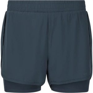 Shorty damski Endurance Heddae. Niebieskie szorty ENDURANCE, bez wzorów, eleganckie. Za 222,50 zł.