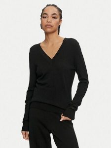 Calvin Klein Sweter K20K207451 Czarny Regular Fit. Czarne swetry klasyczne Calvin Klein, s, z wełny, bez kołnierzyka. Za 339,99 zł.