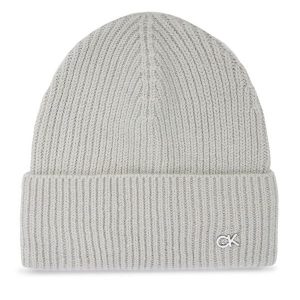 Czapka Calvin Klein. Szare czapki Calvin Klein, bez wzorów. Za 139,99 zł.