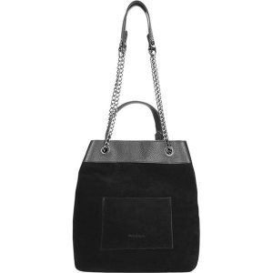 Wojas Skórzana torebka w kolorze czarnym - 32 x 34 x 14 cm rozmiar: onesize. Czarne torebki klasyczne Wojas, bez wzorów, z materiału, przez ramię, bez dodatków. Za 319,99 zł.