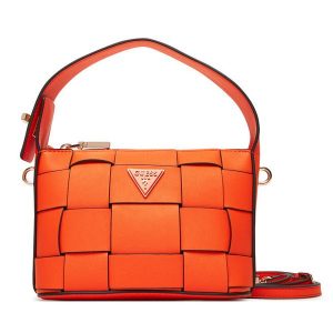 Torebka Guess. Brązowe torebki klasyczne Guess, z aplikacjami, bez dodatków. Za 519,99 zł.