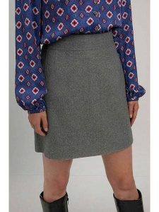 Josephine & Co Spódnica "Sil" w kolorze szarym rozmiar: 42. Szare spódnice Josephine & Co, na co dzień, bez wzorów, z wełny, mini. Za 241,95 zł.