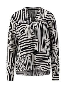 FYNCH-HATTON Lniana bluzka w kolorze kremowym rozmiar: 38. Brązowe bluzki FYNCH-HATTON, bez wzorów, ze lnu, bez kołnierzyka, bez ramiączek. Za 121,99 zł.