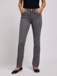 LEE DAMSKIE SPODNIE JEANSOWE LEE ELLY ASH STONE 112349598. Jeansy Lee, bez wzorów, z jeansu. Za 199,99 zł.