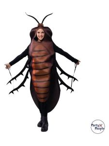 Party x People Kombinezon kostiumowy "Cockroach" w kolorze brązowym rozmiar: onesize. Brązowe kombinezony Party x People, z aplikacjami, bez kołnierzyka, bez ramiączek. Za 104,99 zł.