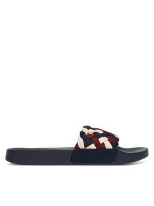 Tommy Hilfiger Klapki Th Braided Pool Slide FW0FW09203 Kolorowy. Klapki TOMMY HILFIGER, bez wzorów, z materiału, bez obcasa. Za 209,99 zł.