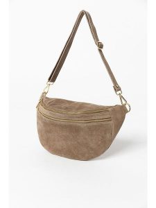 Anna Morellini Skórzana saszetka "Lolanda" w kolorze szarobrązowym - 36 x 22 x 12 cm rozmiar: onesize. Brązowe nerki i saszetki Anna Morellini, bez wzorów, z materiału. Za 260,99 zł.