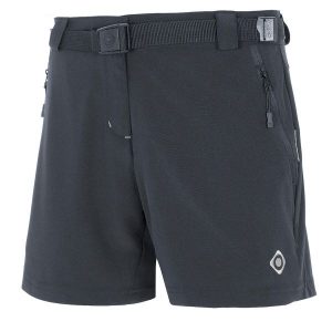 Damskie spodenki trekkingowe i turystyczne BIELSA II Izas. Fioletowe szorty Izas, bez wzorów, z nylonu, sportowe. Za 226,04 zł.