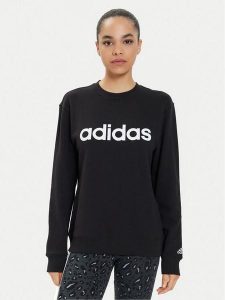 Adidas Bluza Essentials Linear IC6878 Czarny Regular Fit. Czarne bluzy ADIDAS, s, bez wzorów, z bawełny, bez kaptura. Za 139,99 zł.