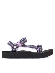 Teva Sandały Midform Universal 1171870 Granatowy. Niebieskie sandały Teva, bez wzorów, z materiału, bez obcasa, na płaskiej podeszwie, bez zapięcia. Za 299,99 zł.