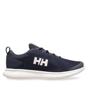 Buty do sportów wodnych Helly Hansen. Niebieskie kalosze Helly Hansen, bez wzorów. Za 289,99 zł.