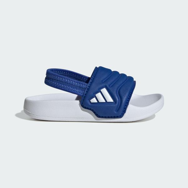 Klapki Adilette Estrap 2.0 Infants. Białe klapki ADIDAS, bez wzorów, bez obcasa. Za 99,95 zł.