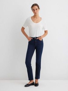 MAVI Dżinsy "Kendra" - Slim fit - w kolorze granatowym rozmiar: W34/L34. Niebieskie jeansy Mavi, bez wzorów, z podwyższonym stanem. Za 164,95 zł.