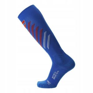Skarpety narciarskie dla dorosłych UYN Natyon 3.0 Ski Socks Norway. Niebieskie skarpetki UYN, bez wzorów. Za 169,99 zł.
