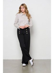 &Co Woman Bluzka "Lotte" w kolorze beżowym rozmiar: 3XL. Brązowe bluzki &Co Woman, xl, bez wzorów, bez kołnierzyka, bez ramiączek. Za 110,04 zł.