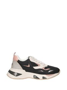 Liu Jo Sneakersy w kolorze czarno-jasnoróżowo-białym rozmiar: 37. Białe trampki Liu Jo, bez wzorów, z materiału, bez zapięcia. Za 332,78 zł.