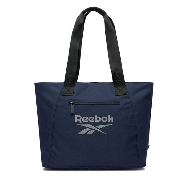 Torebka Reebok. Niebieskie shopper bag Reebok, bez wzorów, bez dodatków. Za 79,99 zł.