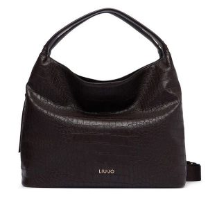 Torebka Liu Jo. Brązowe shopper bag Liu Jo, bez wzorów, bez dodatków. Za 679,99 zł.