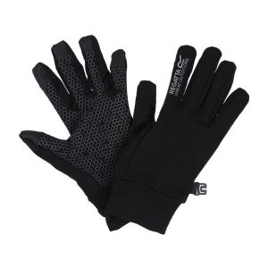 Regatta Grippy Gloves II, Rozmiar 9AB. Czarne rękawiczki Regatta, bez wzorów. Za 156,00 zł.