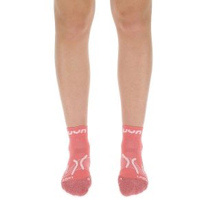 Skarpety do biegania LADY RUN SUPER FAST SOCKS r.35-36. Czerwone skarpetki UYN, bez wzorów. Za 84,99 zł.