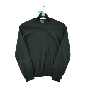 Second life - Kobieta Czarny Wełniany Sweter - Stan bardzo dobry. Czarne golfy Ralph Lauren, bez wzorów, z wełny. Za 191,66 zł.