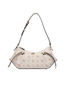 Guess Torebka Allegra HWGP24 89180 Kremowy. Białe torebki klasyczne Guess, z aplikacjami, ze skóry, bez dodatków. Za 544,99 zł.