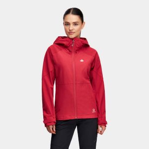 Kurtka damska softshell Alpinus Majadita XL. Czerwone kurtki ALPINUS, xl, bez wzorów, z softshellu, bez kaptura. Za 299,00 zł.