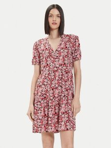 ONLY Sukienka letnia Nova 15222215 Różowy Regular Fit. Czerwone kombinezony ONLY, na lato, xs, bez wzorów, z wiskozy, bez kołnierzyka, bez ramiączek. Za 159,99 zł.