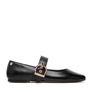 Baleriny Beverly Hills Polo Club. Czarne balerinki Beverly Hills Polo Club, bez wzorów, bez obcasa, bez zapięcia. Za 299,99 zł.