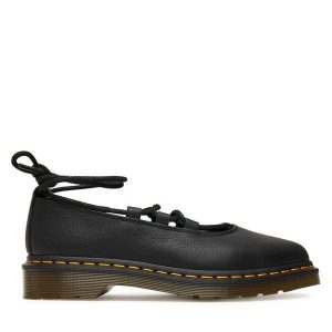 Półbuty Dr. Martens. Czarne półbuty Dr. Martens, bez wzorów, bez obcasa, na płaskiej podeszwie, bez zapięcia. Za 499,99 zł.