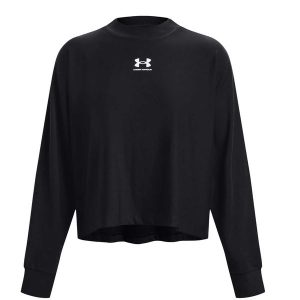 Bluza treningowa damska Under Armour 1376995001. Czarne bluzy Under Armour, l, bez wzorów, bez kaptura. Za 357,00 zł.
