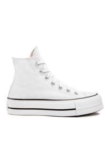 Converse Trampki Chuck Taylor All Star Lft Hi 560846C Biały. Białe trampki Converse, bez wzorów, z materiału, bez zapięcia. Za 269,99 zł.