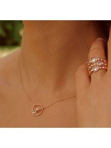 OR Carats Złoty naszyjnik z diamentami - dł. 40 cm rozmiar: onesize. Żółte naszyjniki OR Carats, z diamentem, złote. Za 1 579,99 zł.