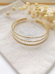 Atelier MIU Pozłacana bransoletka rozmiar: onesize. Żółte bransoletki Atelier MIU, pozłacane. Za 65,54 zł.