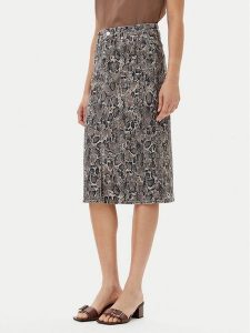 JOOP! Spódnica jeansowa 30044957 Brązowy Slim Fit. Brązowe spódnice JOOP!, bez wzorów, z bawełny. Za 339,99 zł.