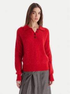 Marella Sweter Danger 2523366374 Czerwony Regular Fit. Czerwone swetry klasyczne Marella, m, z syntetyku, bez kołnierzyka. Za 599,99 zł.