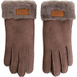 Rękawiczki Damskie UGG - W Turn Cuff Glove 17369 Stormy Grey. Rękawiczki marki Ugg. W wyprzedaży za 429,00 zł.