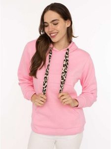 Zwillingsherz Bluza "Strong Soul" w kolorze różowym rozmiar: S/M. Różowe bluzy Zwillingsherz, m, bez wzorów, z kapturem. Za 210,32 zł.