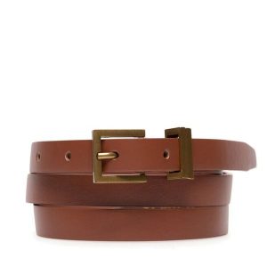 Pasek Damski GINO ROSSI. Brązowe paski Gino Rossi, bez wzorów. Za 54,99 zł.