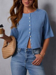 Milan Kiss Kardigan w kolorze błękitnym rozmiar: S. Niebieskie kardigany Milan Kiss, s, bez wzorów, bez ramiączek. Za 152,99 zł.