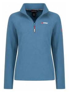 Geographical Norway Bluza polarowa w kolorze niebieskim rozmiar: M. Niebieskie bluzy Geographical Norway, m, bez wzorów, z polaru, bez kaptura. Za 68,95 zł.