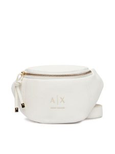 Armani Exchange Nerka XW002655 AF19902 U0011 Biały. Białe nerki i saszetki Armani Exchange, bez wzorów, ze skóry. Za 439,99 zł.