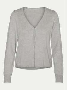 Vero Moda Kardigan Glory 10310527 Szary Regular Fit. Szare kardigany Vero Moda, z wiskozy. Za 89,99 zł.