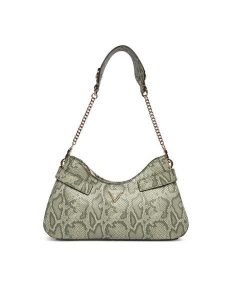 Guess Torebka Serenova HWKG80 91180 Zielony. Zielone torebki klasyczne Guess, z aplikacjami, ze skóry, bez dodatków. Za 639,99 zł.